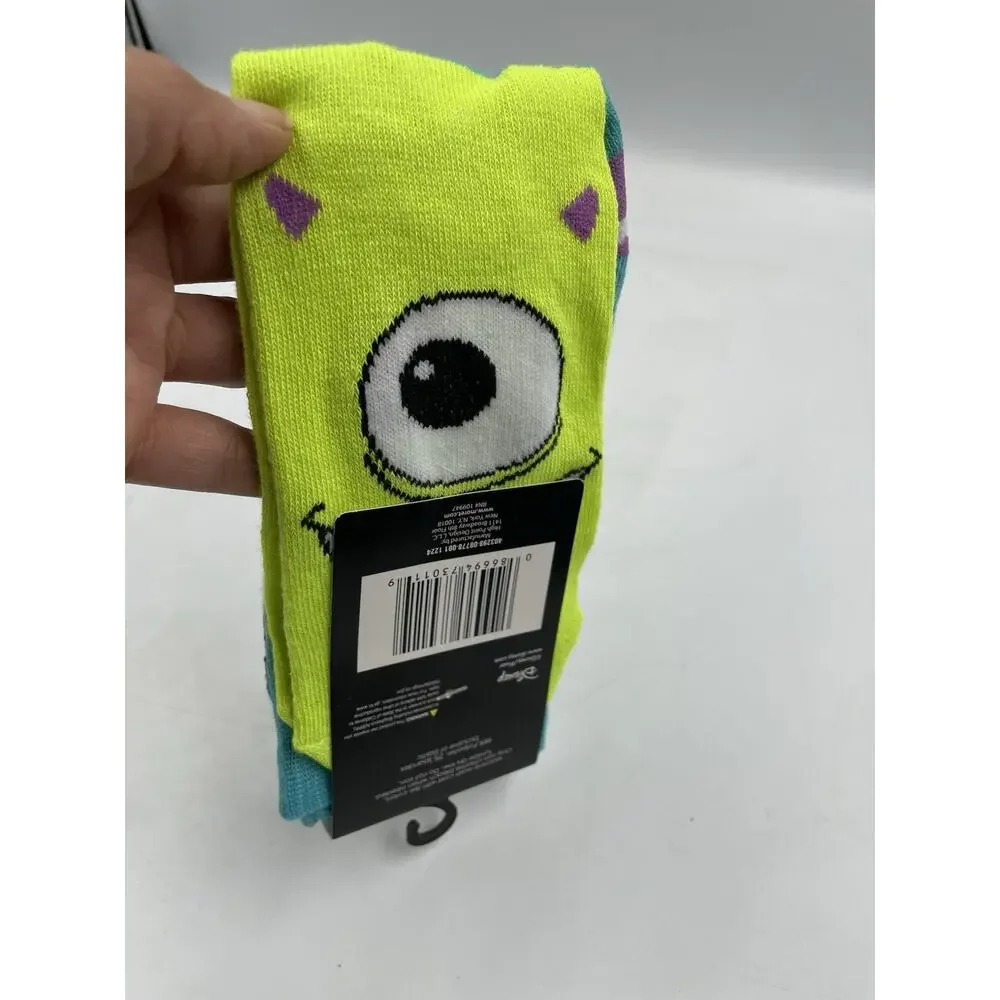 2-Pack Pixar Monsters Inc Mike & Sully Socks